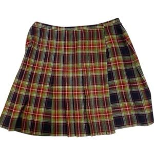 The Limited Plaid Wool-Blend Pleated Mini Skirt
Size 8
